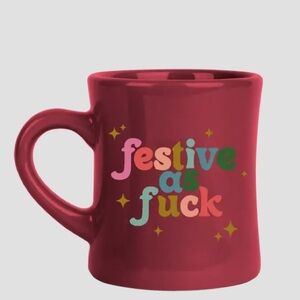 Festive Red Mug